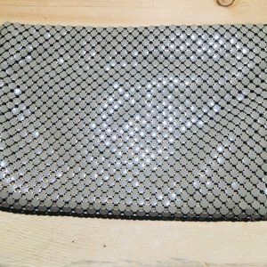 Whiting and Davis Vintage Pearl color Clutch